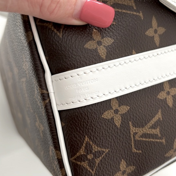 LOUIS VUITTON Monogram Canvas LV Match Speedy Bandouliere 25 Satchel pristine! - Picture 12 of 16